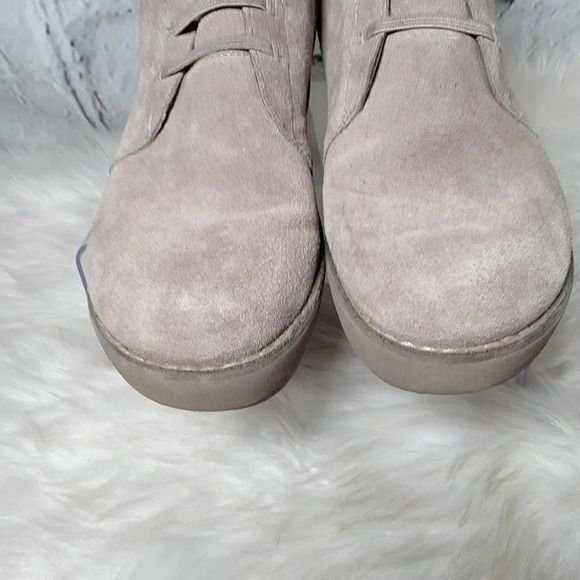 Reaction by KENNETH COLE Womens Grey Wedge Platform Ankle Boot Bootie Casual 8 - Picture 4 of 11